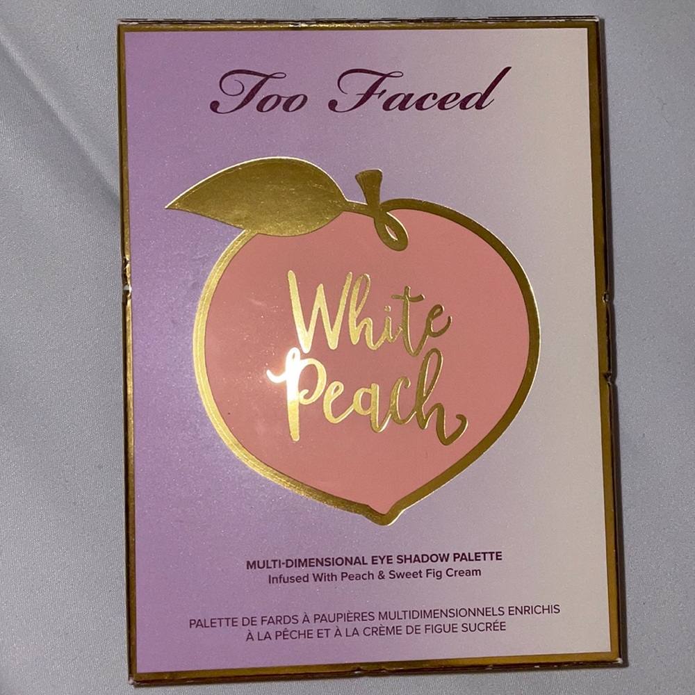 Two Faced White Peach pallette